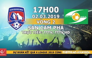 Nhận định, dự đoán và trực tiếp Than Quảng Ninh vs Sông Lam Nghệ An (17h00, 02/03)