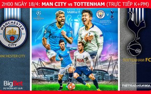 Soi kèo dự đoán bóng đá Manchester City vs Tottenham (2h00 ngày 18/4), tứ kết lượt về Cúp C1. Trực tiếp K+PM