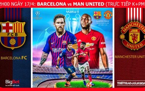 Soi kèo Barcelona vs MU (2h00 ngày 17/4), lượt về tứ kết Cúp C1. Trực tiếp K+PM