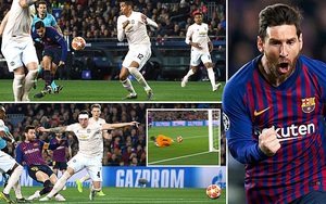 VIDEO bàn thắng Barca 3-0 MU (tổng 4-0): Messi lập cú đúp, De Gea mắc sai lầm ngớ ngẩn