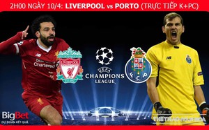 Liverpool vs Porto: Soi kèo bóng đá (02h00, 10/4). Trực tiếp bóng đá. Lịch thi đấu C1