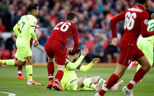 Liverpool 4-0 Barca: Fan Liverpool thích thú khi Robertson ấn đầu, dằn mặt Messi