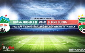 HAGL vs Bình Dương: Trực tiếp bóng đá. Trực tiếp VTV6, BĐTV, FPT