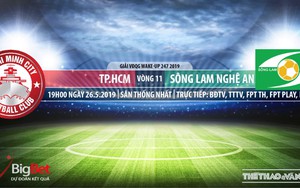 TPHCM vs SLNA: Trực tiếp bóng đá và nhận định (19h00 ngày 25/05). Trực tiếp V League