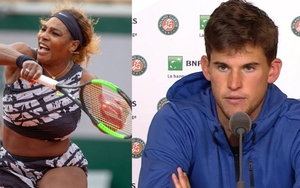 Serena Williams 'cướp' phòng họp báo của Dominic Thiem sau khi bị loại khỏi Roland Garros