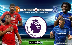 Kèo MU vs Everton. Soi kèo Ngoại hạng Anh. Trực tiếp K+, K+PM