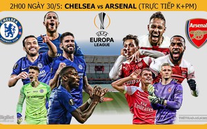 Soi kèo Chelsea vs Arsenal (02h00 ngày 30/5). Trực tiếp bóng đá Chung kết C2/Europa League