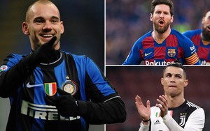 Sneijder: 'Tôi có thể là siêu sao như Ronaldo và Messi nhưng không thích'