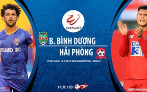 Soi kèo nhà cái Bình Dương vs Hải Phòng. TTTV trực tiếp bóng đá Việt Nam hôm nay