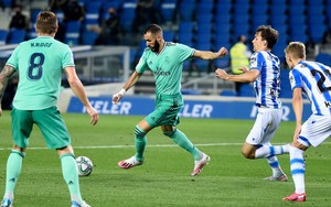 VIDEO clip bàn thắng Real Sociedad 1-2 Real Madrid: Real soán ngôi đầu Barca