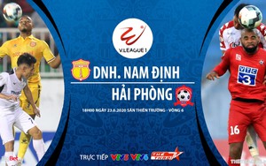 Soi kèo bóng đá Nam Định vs Hải Phòng. Trực tiếp vòng 6 V.League 2020