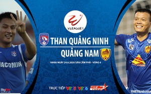 Soi kèo bóng đá Than Quảng Ninh vs Quảng Nam. Trực tiếp bóng đá V-League vòng 6