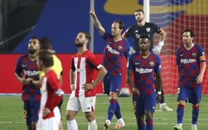 Barcelona 1-0 Athletic Bilbao: Messi kiến tạo cho Rakitic ghi bàn, Barca giành ngôi đầu