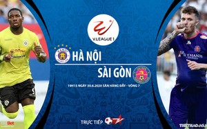Soi kèo bóng đá Hà Nội vs Sài Gòn. Trực tiếp bóng đá Việt Nam. V-League 2020