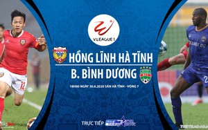 Soi kèo bóng đá Hà Tĩnh vs Bình Dương. Trực tiếp bóng đá Việt Nam. V-League 2020