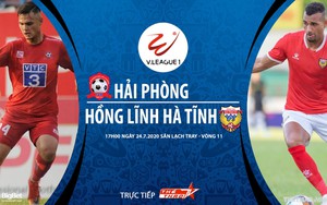 Soi kèo bóng đá Hải Phòng vs Hồng Lĩnh Hà Tĩnh. Trực tiếp bóng đá V-League 2020