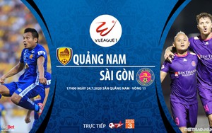 Soi kèo bóng đá Quảng Nam vs Sài Gòn. Trực tiếp bóng đá V-League 2020