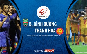 Soi kèo bóng đá Becamex Bình Dương vs Thanh Hóa. Trực tiếp bóng đá V-League 2020