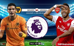 Soi kèo bóng đá Wolves vs Arsenal. Trực tiếp bóng đá Ngoại hạng Anh. K+. K+PM