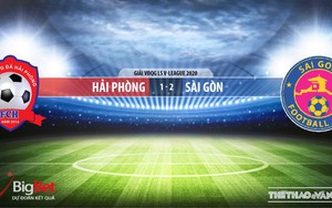 Soi kèo bóng đá Hải Phòng vs Sài Gòn. Trực tiếp bóng đá Việt Nam. V-League 2020