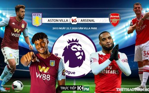 Soi kèo bóng đá. Aston Villa vs Arsenal. Vòng 37 Ngoại hạng Anh. Trực tiếp K+PM