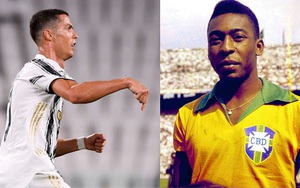 Ronaldo chỉ còn kém kỷ lục của Vua bóng đá Pele 30 bàn