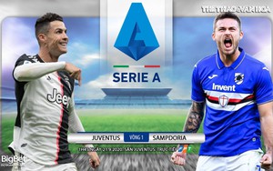 Soi kèo nhà cái Juventus vs Sampdoria. Vòng 1 Serie A. Trực tiếp FPT Play