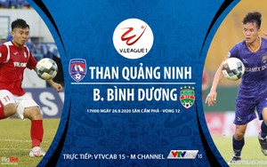 Soi kèo bóng đá Quảng Ninh vs Bình Dương. Trực tiếp bóng đá V-League 2020