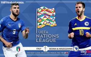 Soi kèo nhà cái Italy vs Bosnia. UEFA Nations League 2020/2021. Trực tiếp BĐTV.