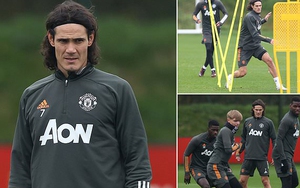 MU: Cavani tập buổi đầu tiên, sẵn sàng chiến PSG ở Champions League