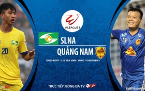 Soi kèo nhà cái SLNA vs Quảng Nam. Trực tiếp bóng đá Việt Nam