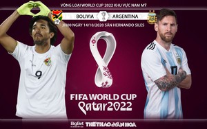 Soi kèo nhà cái Bolivia vs Argentina. Vòng loại World Cup 2022 khu vực Nam Mỹ