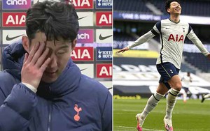 Son Heung-min suýt khóc sau khi Tottenham thua MU