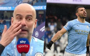 Pep Guardiola bật khóc khi thừa nhận Aguero sắp sang Barcelona