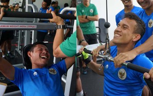 Cầu thủ Indonesia đẩy tạ 90kg, quyết 'phục thù' tuyển Việt Nam