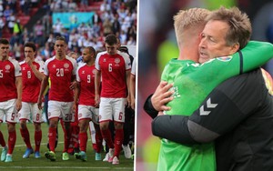 HLV Đan Mạch khóc nức nở trong phòng họp báo vì Eriksen