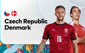 Xem trực tiếp bóng đá Séc vs Đan Mạch, EURO 2021 vòng Tứ kết trên VTV6