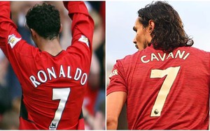 MU: Ronaldo và Cavani cùng mang áo số 7 trong danh sách đăng ký