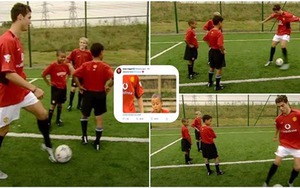 18 năm trước, Ronaldo dạy Lingard đá bóng và bây giờ là đồng đội của nhau