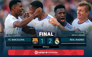 Barcelona 1-2 Real Madrid: El Clasico của kỷ nguyên mới