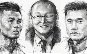 Bộ tranh vẽ đội U23 Việt Nam gây sốt vì quá đẹp, quá chất