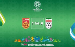 Kèo bóng đá. Soi kèo Trung Quốc vs Iran. Trực tiếp bóng đá. VTV6. VTV5. VTV Go