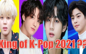 Tìm ra 'ông hoàng' K-pop năm 2021 do fan bình chọn