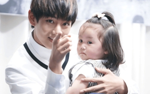 Loạt ảnh 'cưng' fan nhí chứng minh V BTS là ông bố tuyệt vời trong tương lai