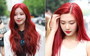 Nữ idol K-pop khiến fan 'mất máu' khi sở hữu mái tóc đỏ