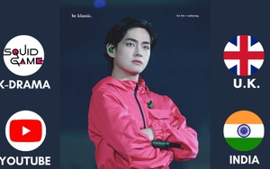 Hàn Quốc công bố dữ liệu Hallyu: V BTS 'chiếm sóng' kịch liệt