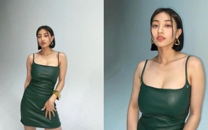 Jihyo Twice khoe vẻ đẹp nóng bỏng trong chiếc váy xanh bó sát