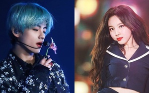 Màn tương tác rụng tim của V BTS và Nayeon Twice trên sân khấu