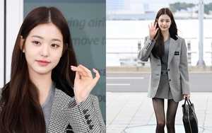 Wonyoung IVE gây sốc với body mảnh mai trên đường sang Paris