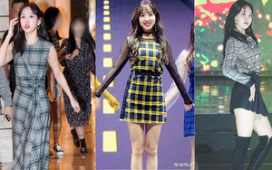 Những lần Nayeon Twice đẹp 'điên đảo' với đồ kẻ caro